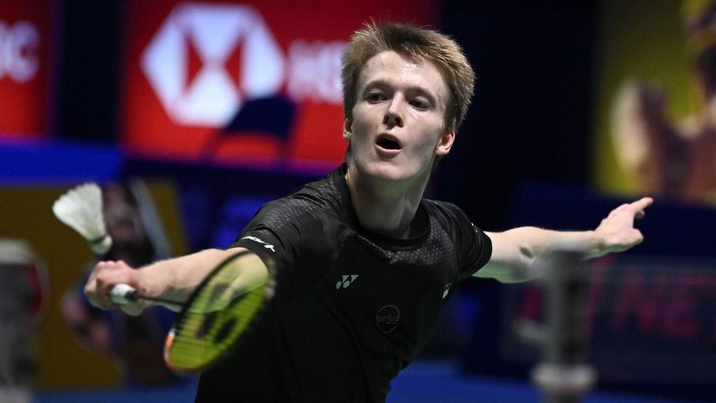 Joakim Oldorff saavutti hienon voiton sulkapallon EM-kisoissa.