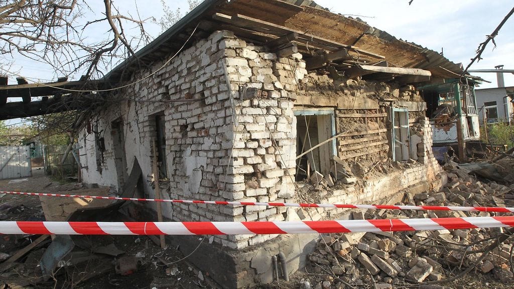 Myräkkä rasitti entisestään Ukrainan energiajärjestelmää. Venäjä on viime viikkoina pommittanut enenevässä määrin Ukrainan kriittistä infrastruktuuria, kuten sähkölaitoksia. Kuva Dniprosta.