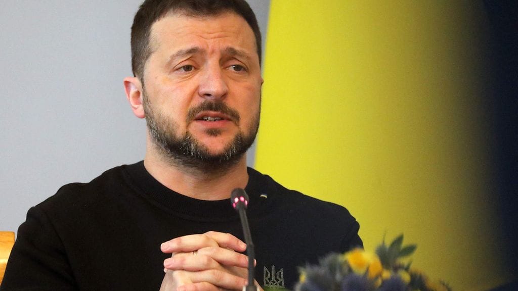 Arkistokuva. Zelenskyi sanoi päivittäisessä iltapuheessaan toivovansa rakentavaa yhteistyötä Yhdysvaltojen kanssa.