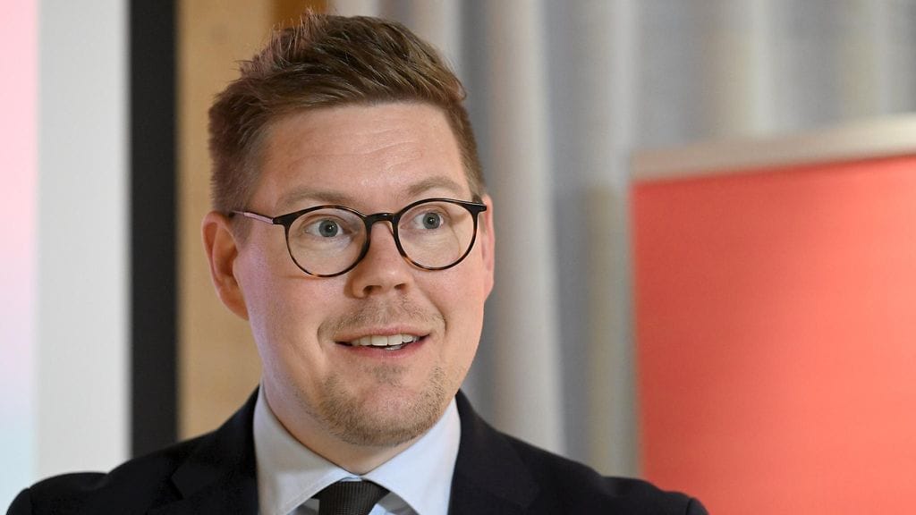Arkistokuvassa SDP:n puheenjohtaja Antti Lindtman.