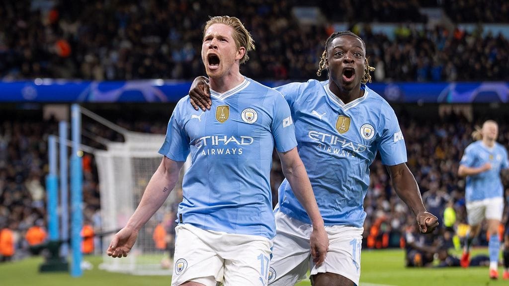 Kevin De Bruyne nostaa Manchester Cityn tasoihin vartti ennen loppua