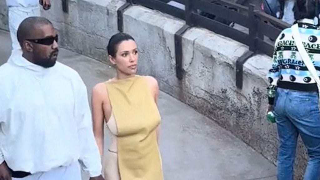 Kanye West ja Bianca Censori nähtiin äskettäin Disneylandissa.