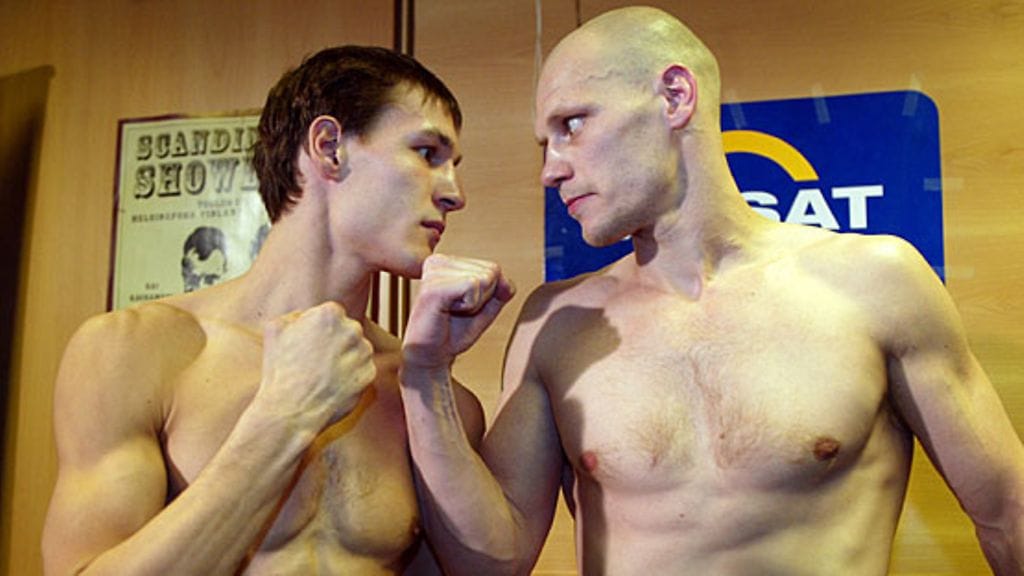 Amin Asikainen ja Kai Kauramäki kohtasivat vuonna 2003, kuva: Lehtikuva/Timo Toivanen