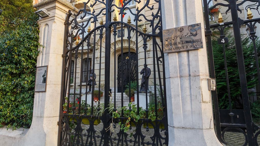 Iranin Pariisin-suurlähetystö vuonna 2015.