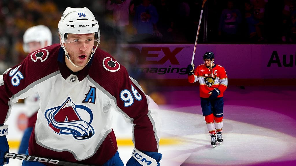 Mikko Rantanen ja Aleksander Barkov ovat joukkueidensa tähtiä.