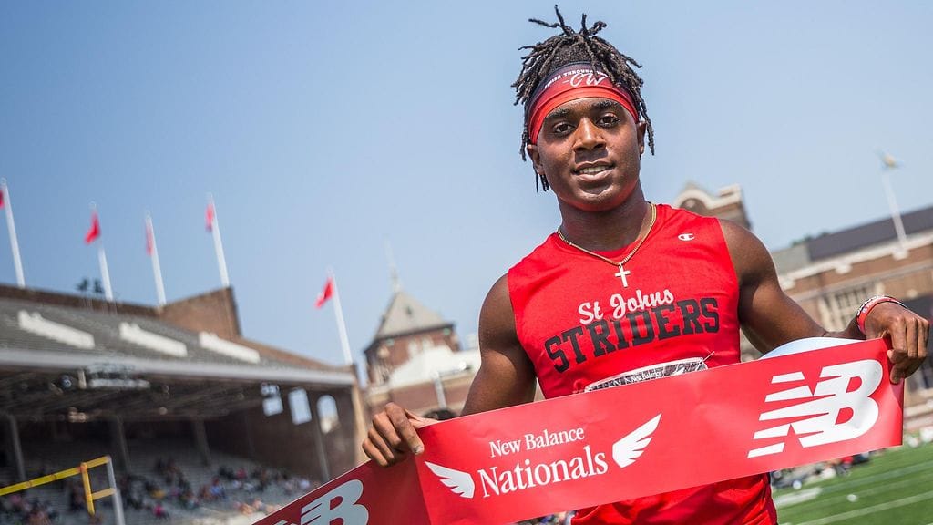 Vasta 17-vuotias Christian Miller juoksi hämmästyttävän ajan lauantaina.