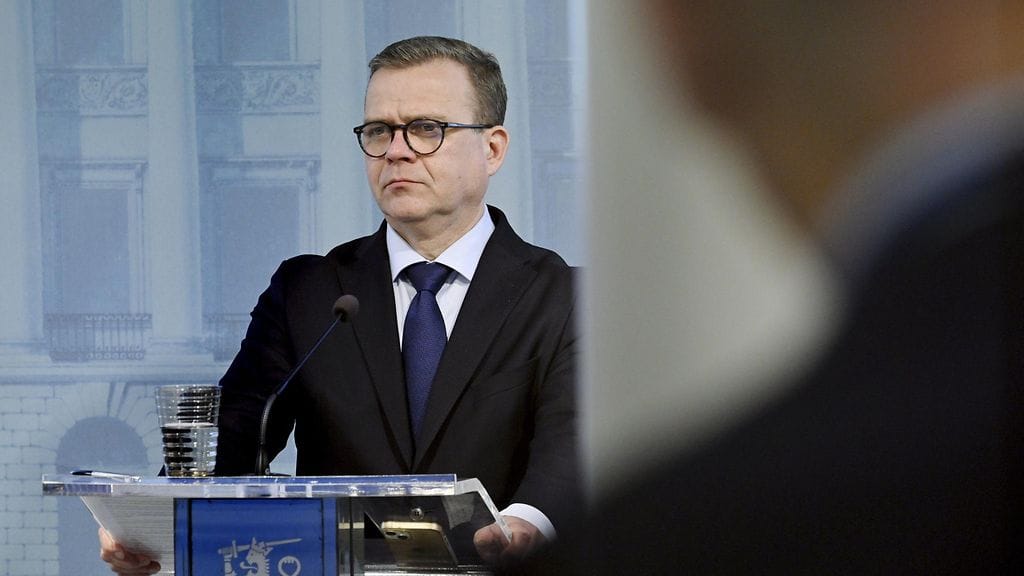 Arkistokuvassa pääministeri Petteri Orpo (kok.).