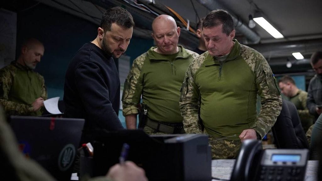 Ukrainan presidentti Volodymyr Zelenskyi vieraili Donetskin alueella viime viikolla.