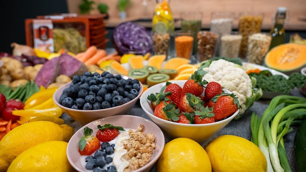 Vilma Karjalaista opastettiin terveellisemmän ruoan saloihin toisessa Olet mitä syöt -jaksossa.