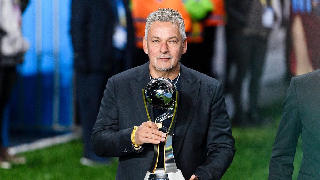 Roberto Baggiolla oli hauskaa julkaistessaan itsestään muokatun kuvan.