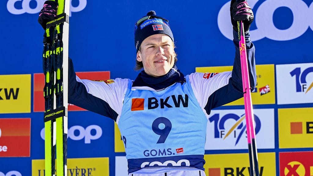 Johannes Hösflot Kläbo oli lomailemassa.