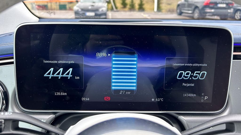 Sähköauto sisältä