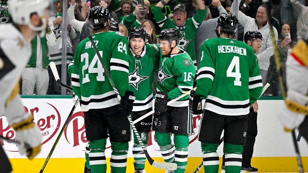 Dallas Stars juhli voittoa kotiyleisönsä edessä.