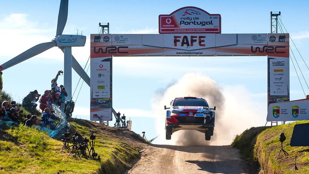 Kalle Rovanperä Portugalin MM-rallissa 2023.