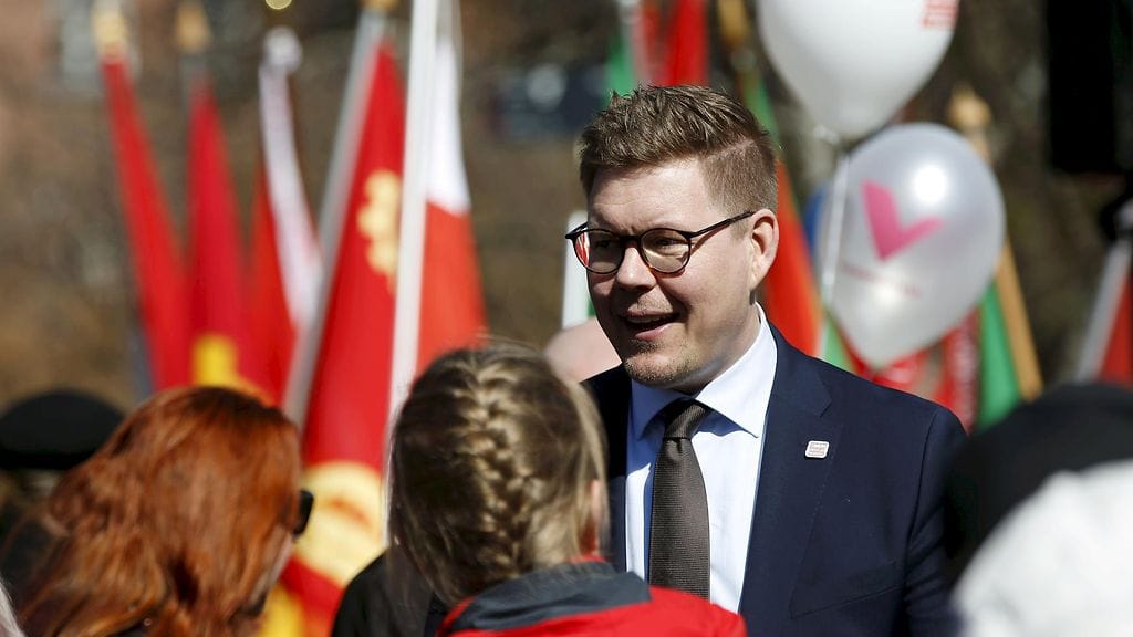 Arkistokuvassa SDP:n puheenjohtaja Antti Lindtman.