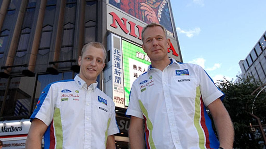Mikko Hirvonen ja Jarmo Lehtinen (Kuva: Ford)