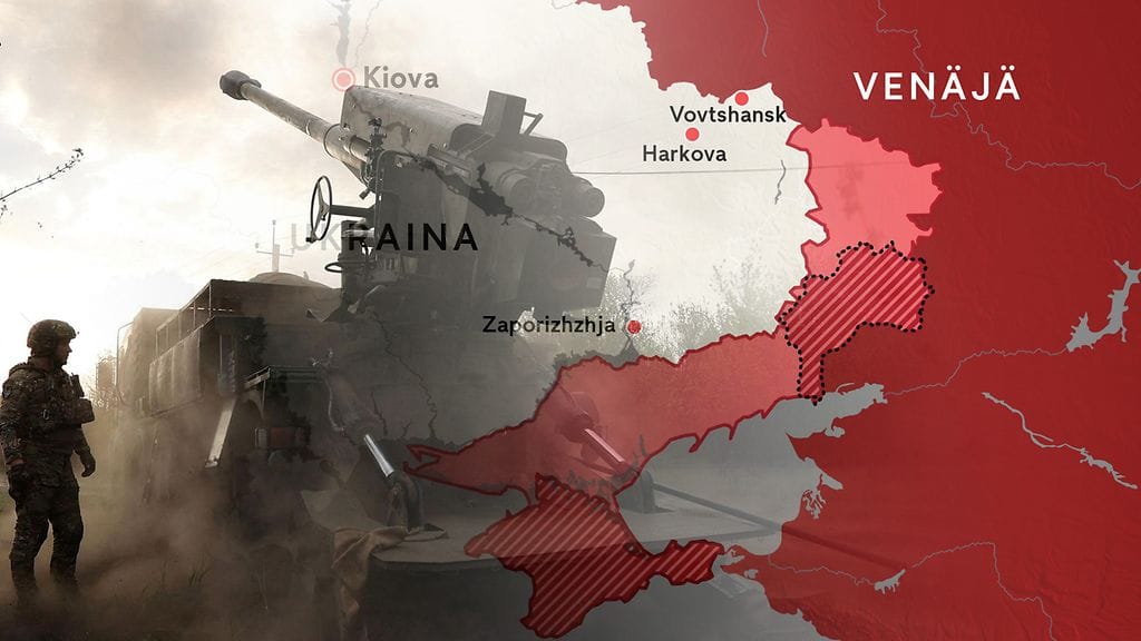 Ukrainassa Harkovan alueella käydään raskaita puolustustaisteluita.