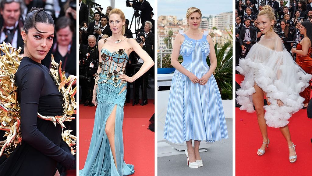 Malli ja tv-juontaja Iris Mittenaere, näyttelijä Wilma Elles, elokuvaohjaaja Greta Gerwig ja näyttelijä Anne-Marie Waldeck