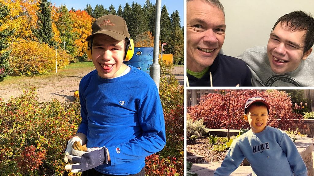 Tuomas on aina rakastanut ulkoilua ja muiden ihmisten kanssa yhdessäoloa. Isä on huolissaan, toteutuvatko nämä asiat nykyjärjestelmässä.