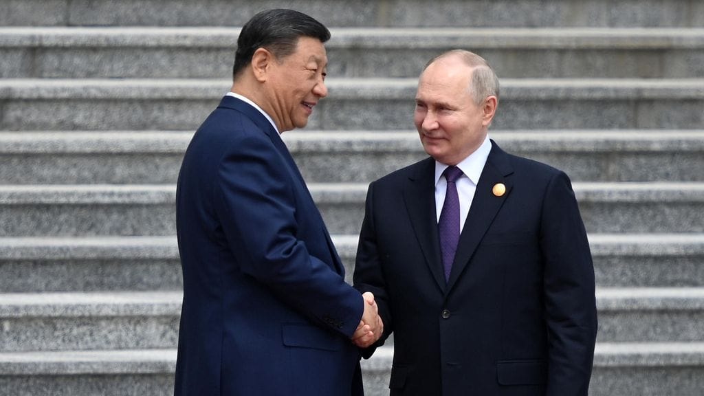 Kiinan ja Venäjän presidentit Xi ja Putin tapasivat toukokuussa 2024 Pekingissä.