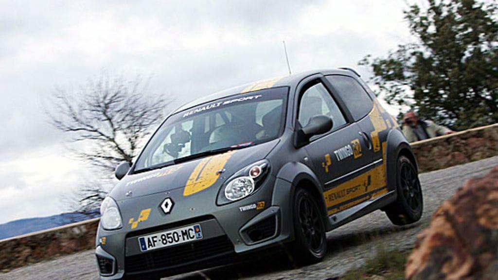 Matti Rantanen ja Renault Twingo R2.