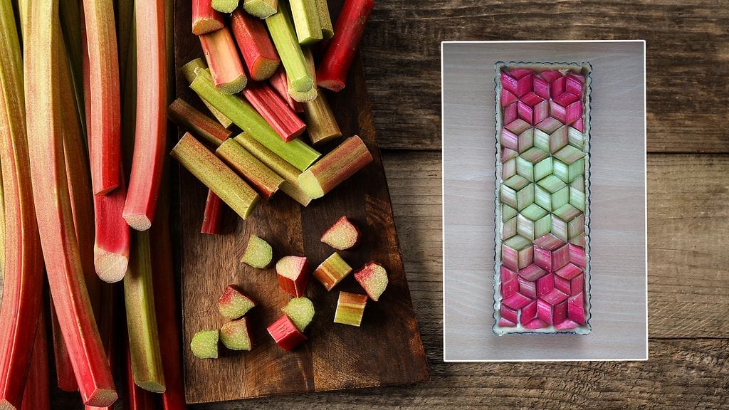 Kanakon raparperipiirakkaa kehuttiin taideteokseksi.