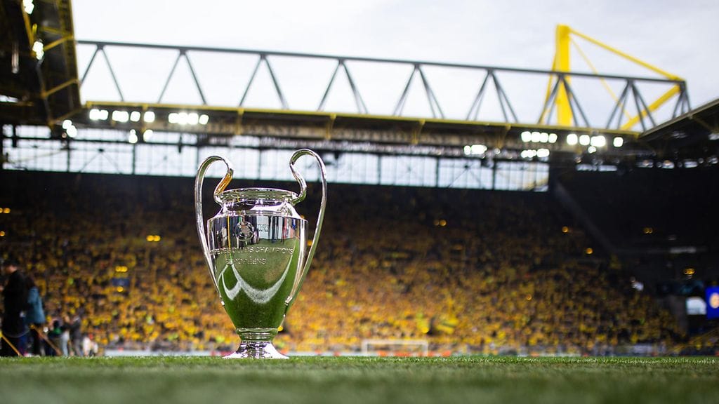 Mestarien liigan voittopokaali.