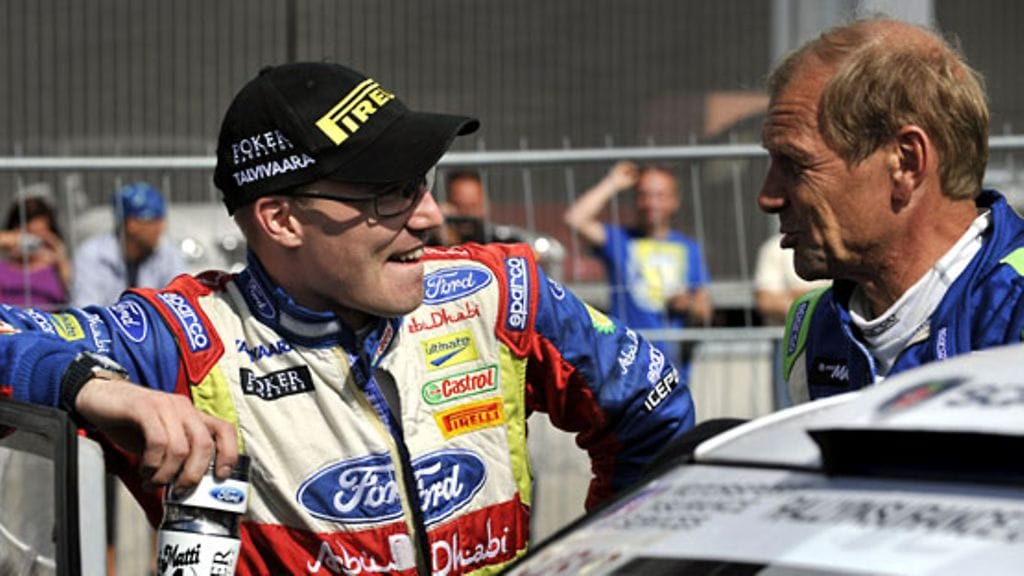 Jari-Matti Latvala ja Juha Kankkunen (Kuva: Roni Rekomaa/Lehtikuva)