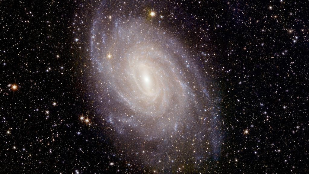 Euclidin kuva galaksista NGC 6744, joka sijaitsee 30 miljoonan valovuoden päässä.