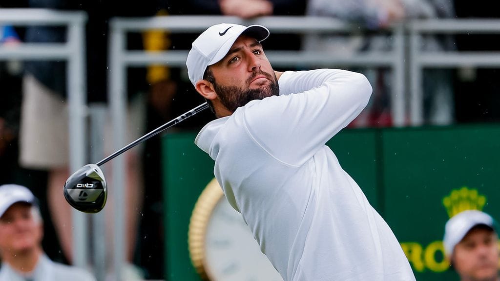 Scottie Scheffler otettiin kiinni kesken PGA Championship -turnauksen.