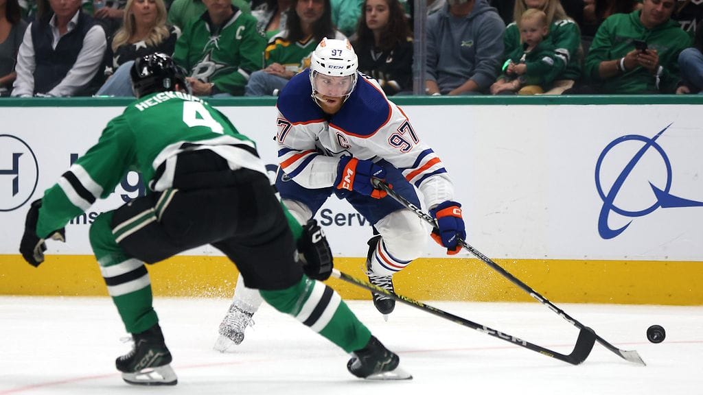 Miro Heiskanen onnistui pimentämään Connor McDavidin Dallasin ja Edmontonin välisessä toisessa NHL:n läntisen konferenssin finaalissa.