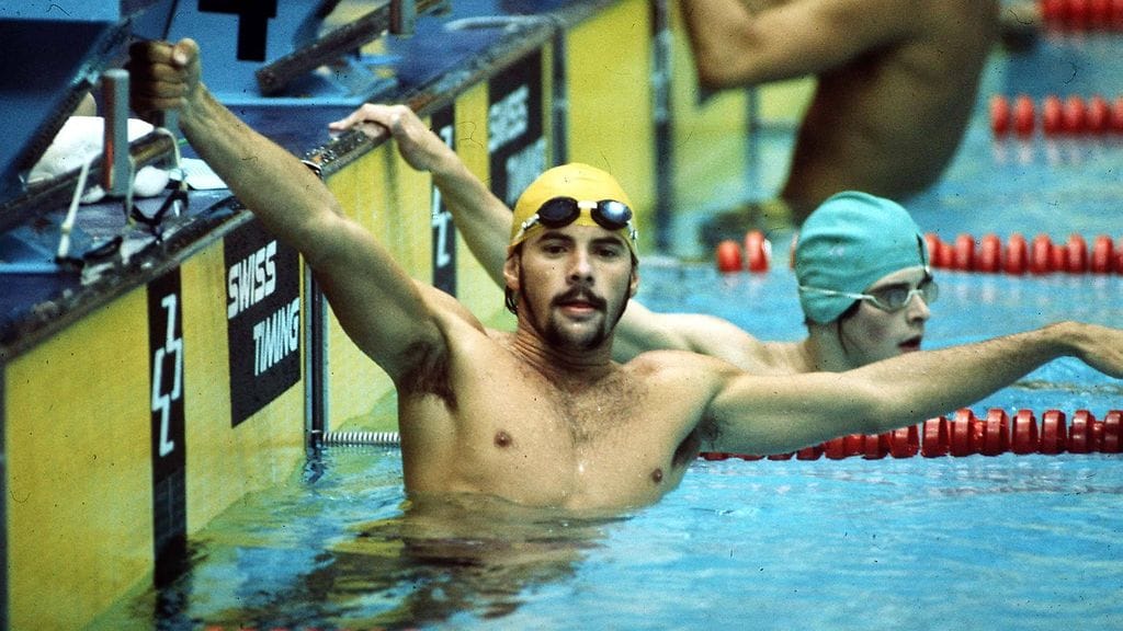 David Wilkie saavutti olympiakullan Montrealissa vuonna 1976.