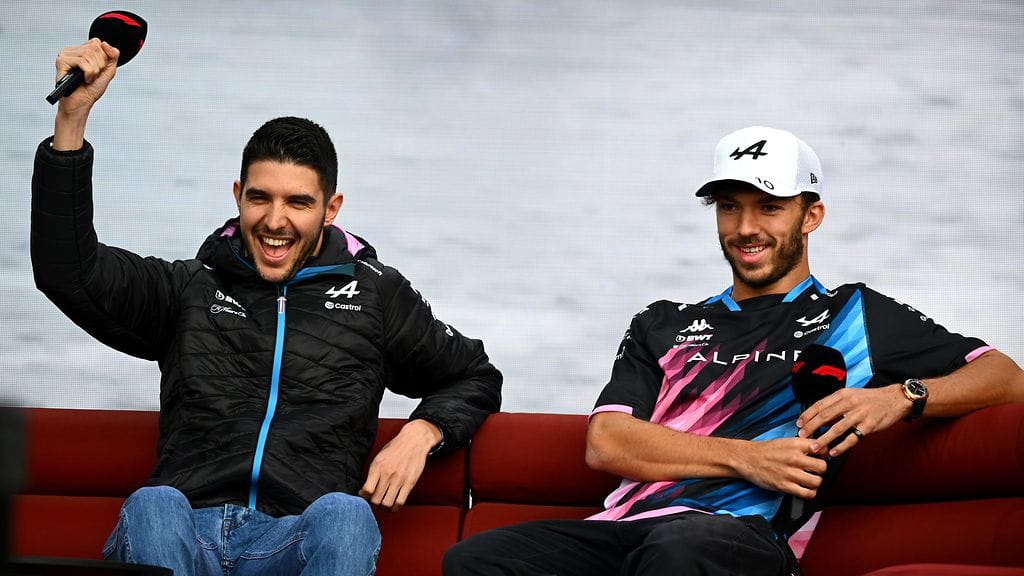 Esteban Oconin ja Pierre Gaslyn yhteispeli Alpinella ei ole ollut pelkkää hymyä.