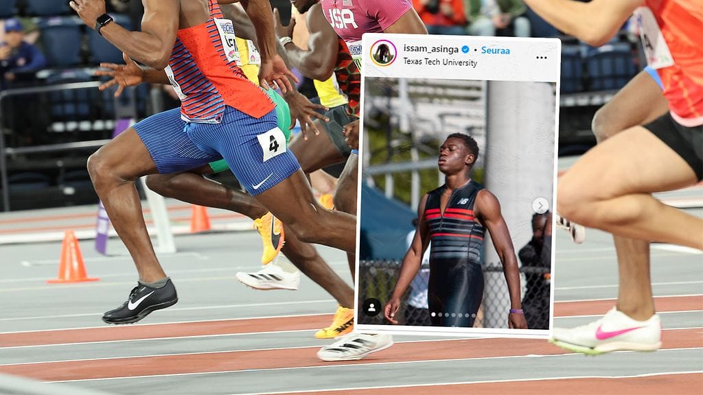 Issam Asinga, 19, sai neljän vuoden kilpailukiellon.