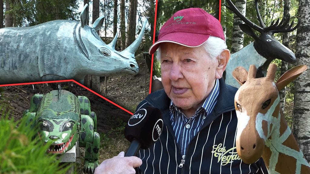 MTV Veikko Koukonen puueläimet