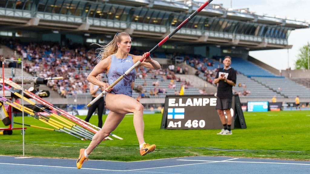 Elina Lampela hyppäsi upean EM-kenraalin.