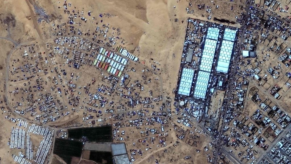 Tältä näytti Rafahin siirtolaisleirissä 26. toukokuuta.