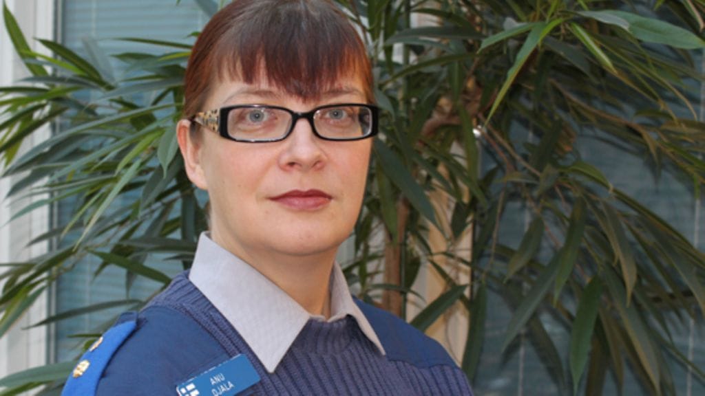 Anu Ojala pärjää armeijassa.