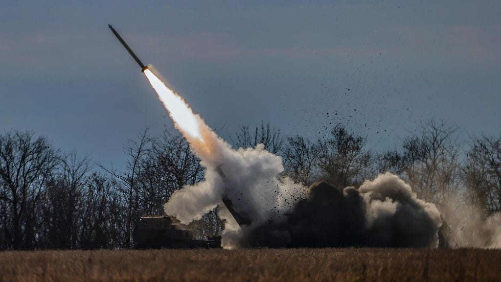 Himars-raketinheitinjärjestelmä Etelä-Ukrainassa marraskuussa 2022.