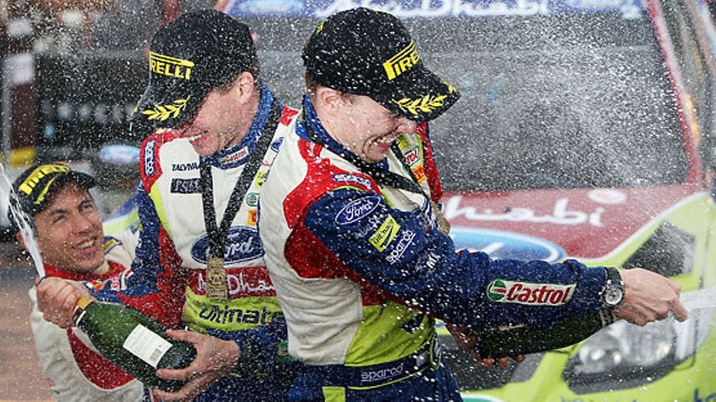 Jari-Matti Latvala ja Miikka Anttila, kuva: Hannah Johnston/Getty Images