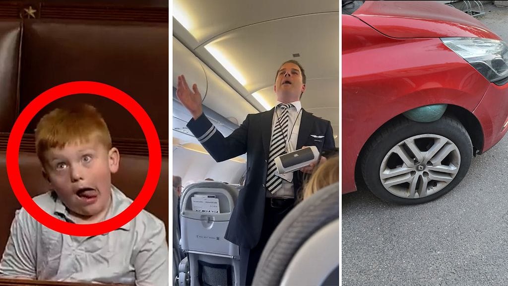 John Rosen puheessa nähtiin hulvaton kohtaus, lentäjä puhkesi koneessa lauluun ja Johanna ei päässyt autolla liikkeelle hupsun sattumuksen vuoksi.