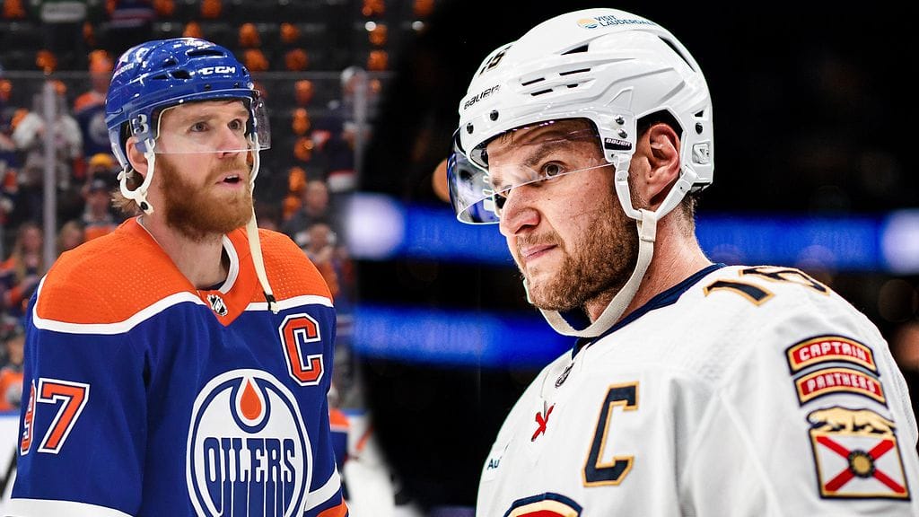Connor McDavid ja Aleksander Barkov ovat joukkueidensa kapteeneita ja NHL:n suurimpia tähtipelaajia.