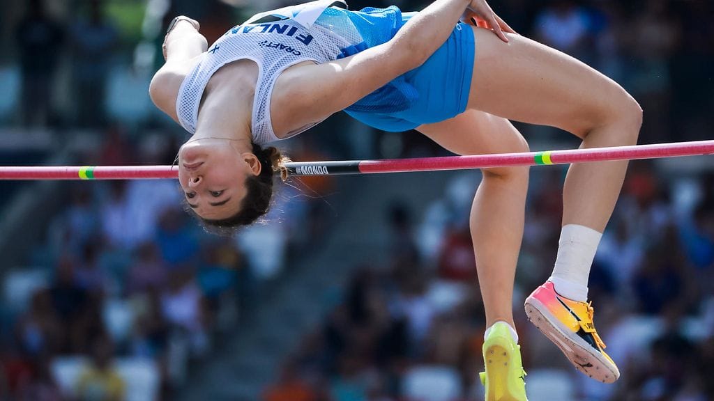 Ella Junnila ponnisti Roomassa korkeushypyn EM-finaaliin.