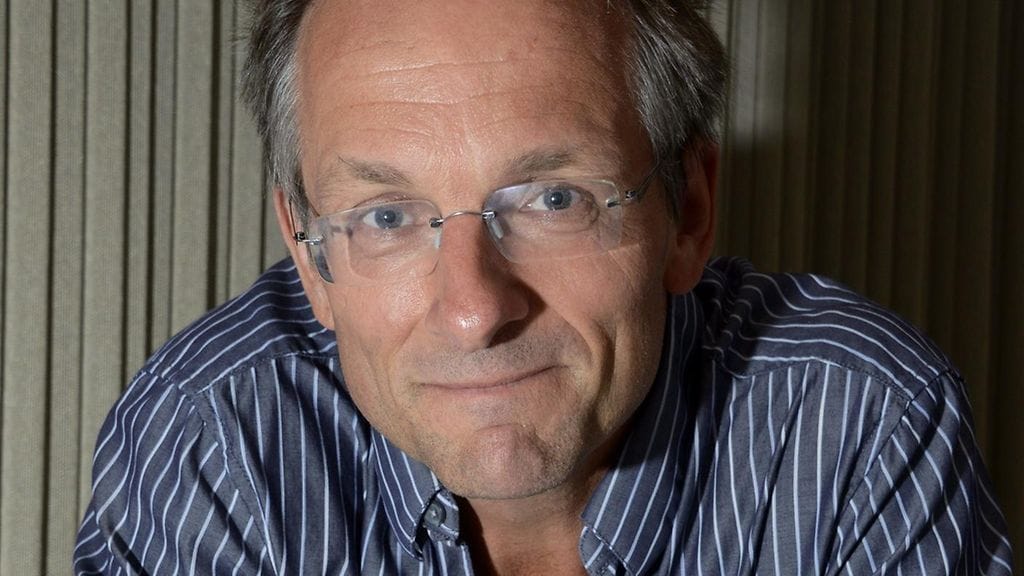 Kevytpaaston eli 5:2-dieetin kehittäjä Michael Mosley vieraili Suomessa 6. syyskuuta 2013.