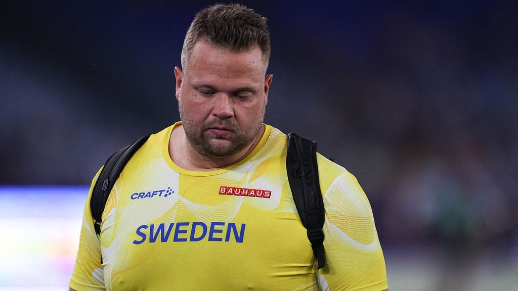 Daniel Ståhl joutui poistumaan Rooman olympiastadionilta ilman mitalia.