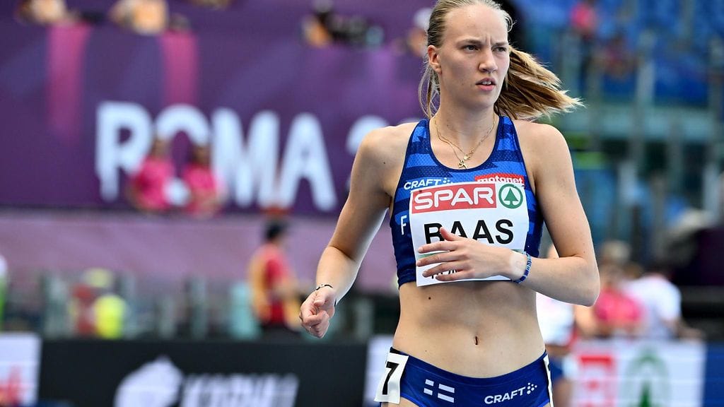 Mette Baas jäi kauden parhaastaan 84 sekunnin sadasosan päähän Rooman EM-näyttämöllä.