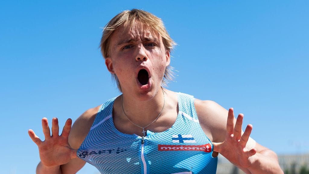 Antti Sainio juoksi 400 metrin aidoissa komean ajan.