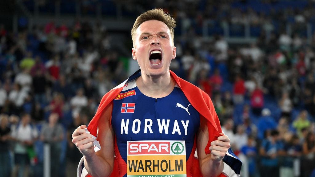 Karsten Warholm voitti jälleen Euroopan mestaruuden, ja vauhti oli vahvaa.