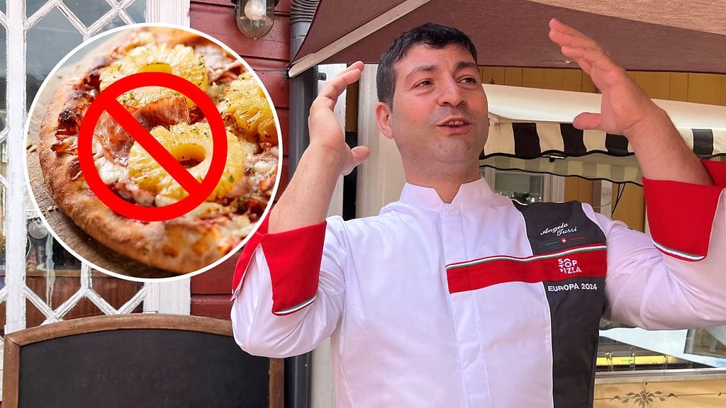 Naantalissa asuva Angelo Tursi ei suostu laittamaan ananasta pizzaan.