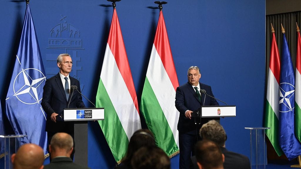 Stoltenberg ja Orban tapasivat toisensa 12. kesäkuuta Budapestissa Unkarissa.